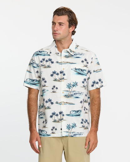 Waterman Day Dreamin' Shirt - White | Quick Silver