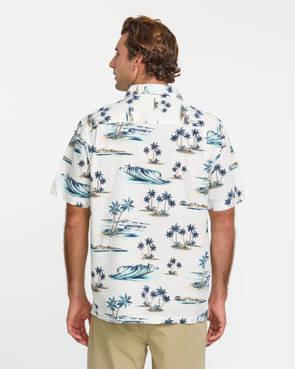 Waterman Day Dreamin' Shirt - White | Quick Silver