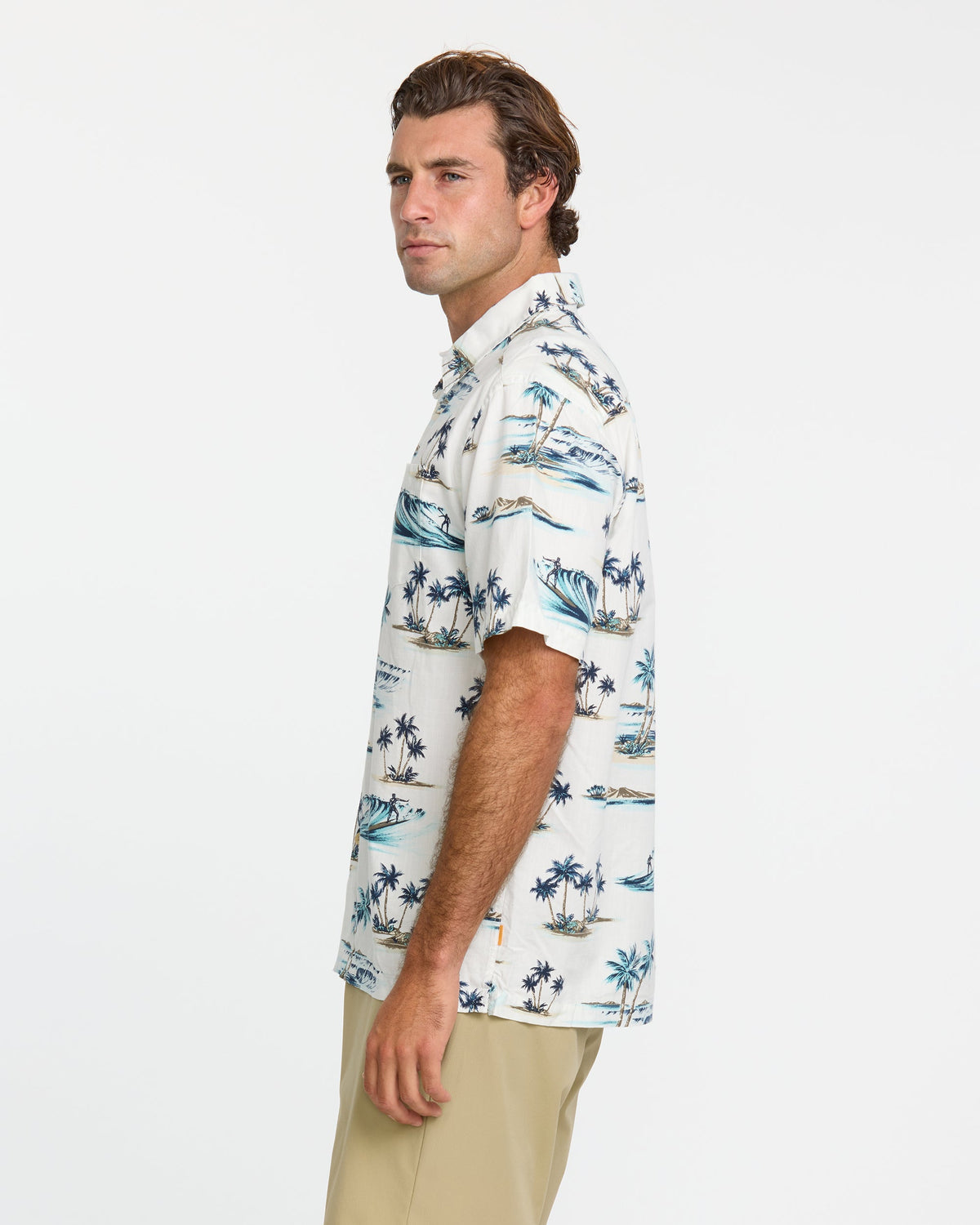 Waterman Day Dreamin' Shirt - White | Quick Silver