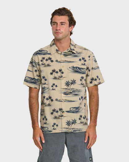 Waterman Day Dreamin' Shirt - Pelican | Quick Silver