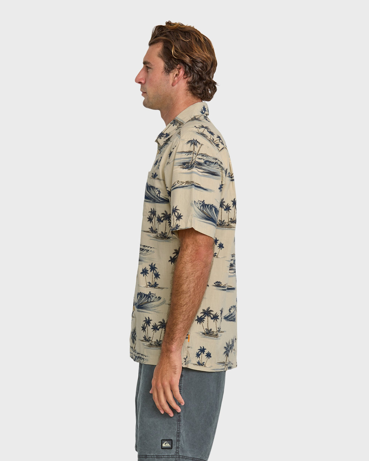 Waterman Day Dreamin' Shirt - Pelican | Quick Silver