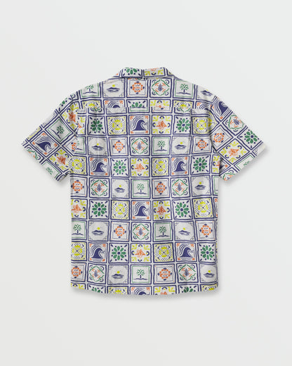 Quiksilver x Pacifico Baja Casual Short Sleeve Shirt - Off White | Quick Silver