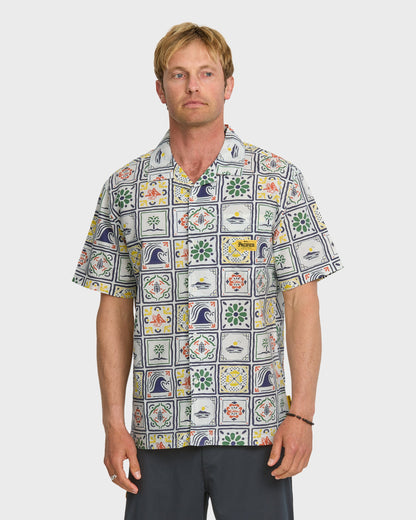 Quiksilver x Pacifico Baja Casual Short Sleeve Shirt - Off White | Quick Silver