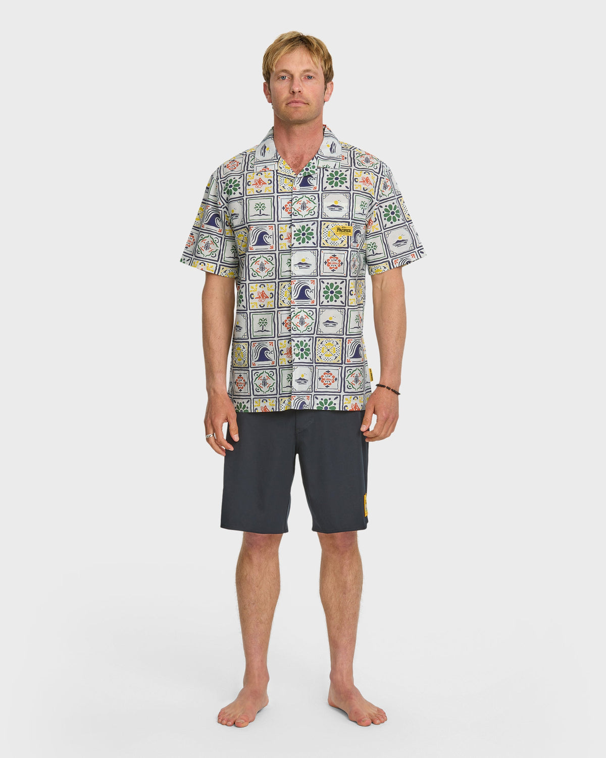 Quiksilver x Pacifico Baja Casual Short Sleeve Shirt - Off White | Quick Silver