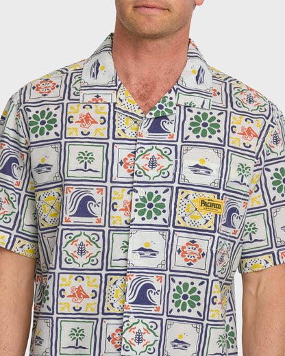 Quiksilver x Pacifico Baja Casual Short Sleeve Shirt - Off White | Quick Silver