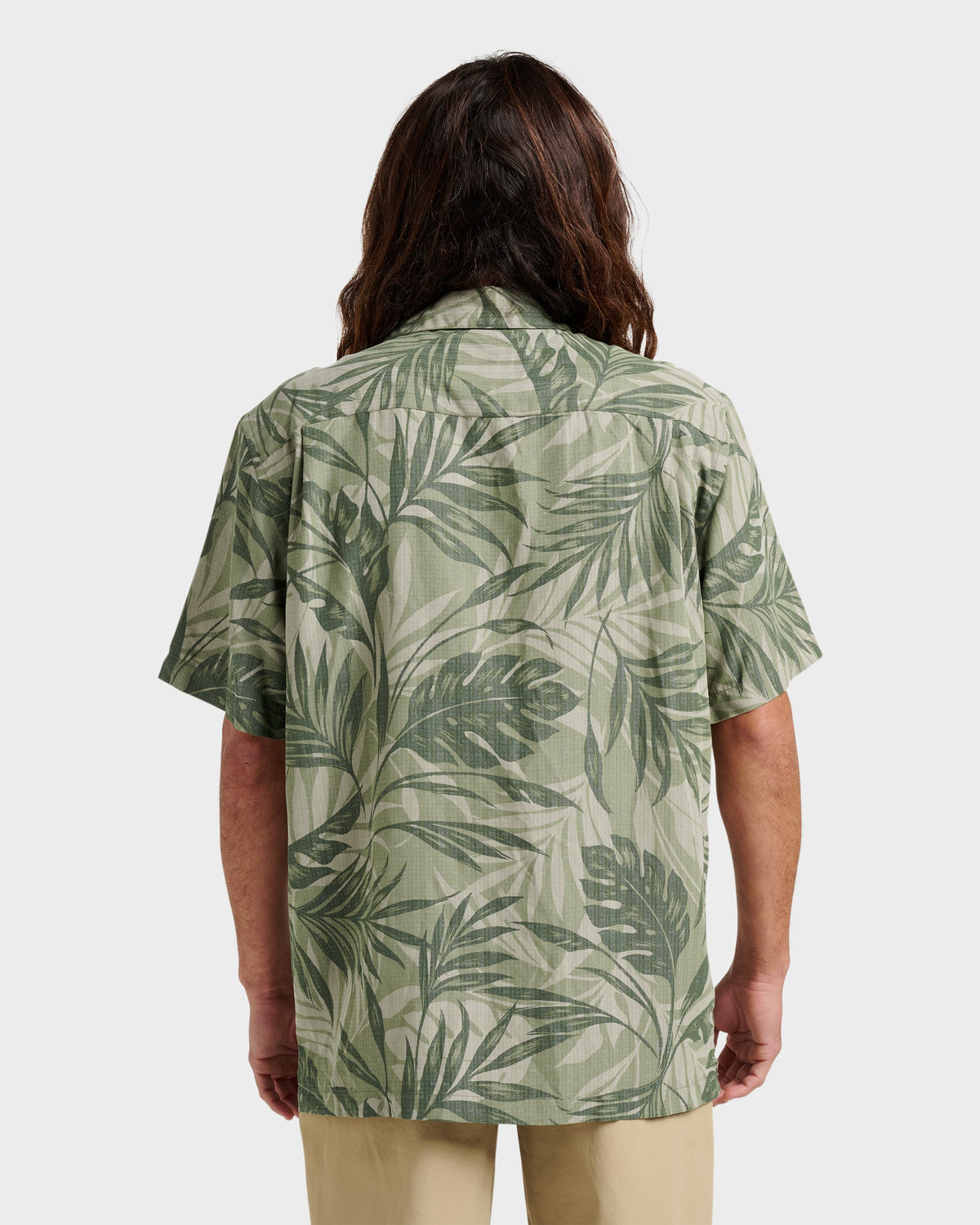 Waterman Botanical Short Sleeve Shirt - Dark Green | Quick Silver