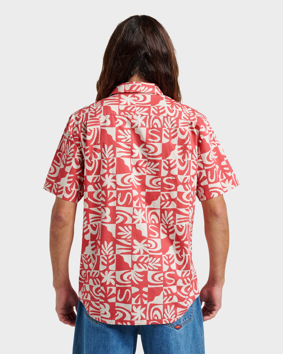 Terra Classic Stretch Short Sleeve Shirt - Mineral Red | Quick Silver