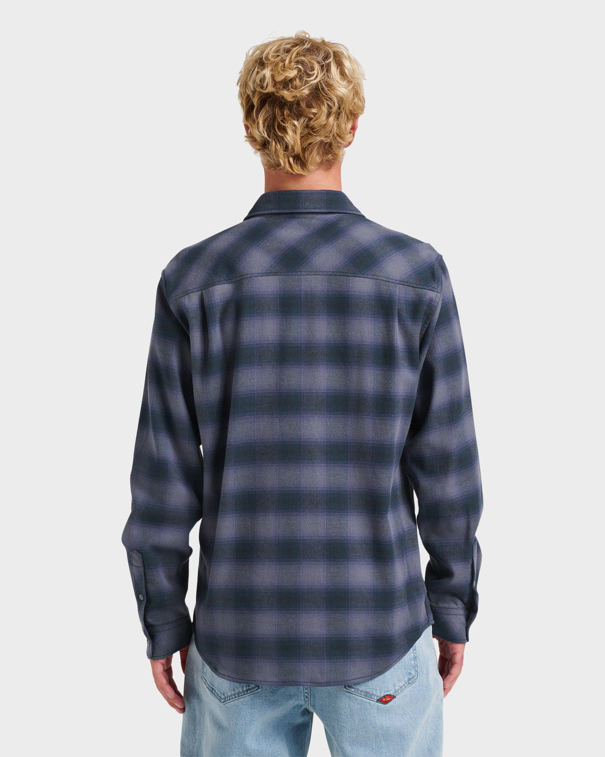 Terrace Stretch Flannel Shirt - Phantom | Quick Silver