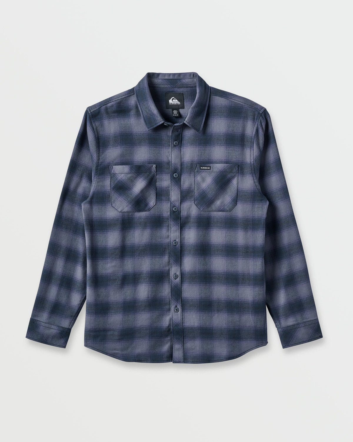 Terrace Stretch Flannel Shirt - Phantom | Quick Silver
