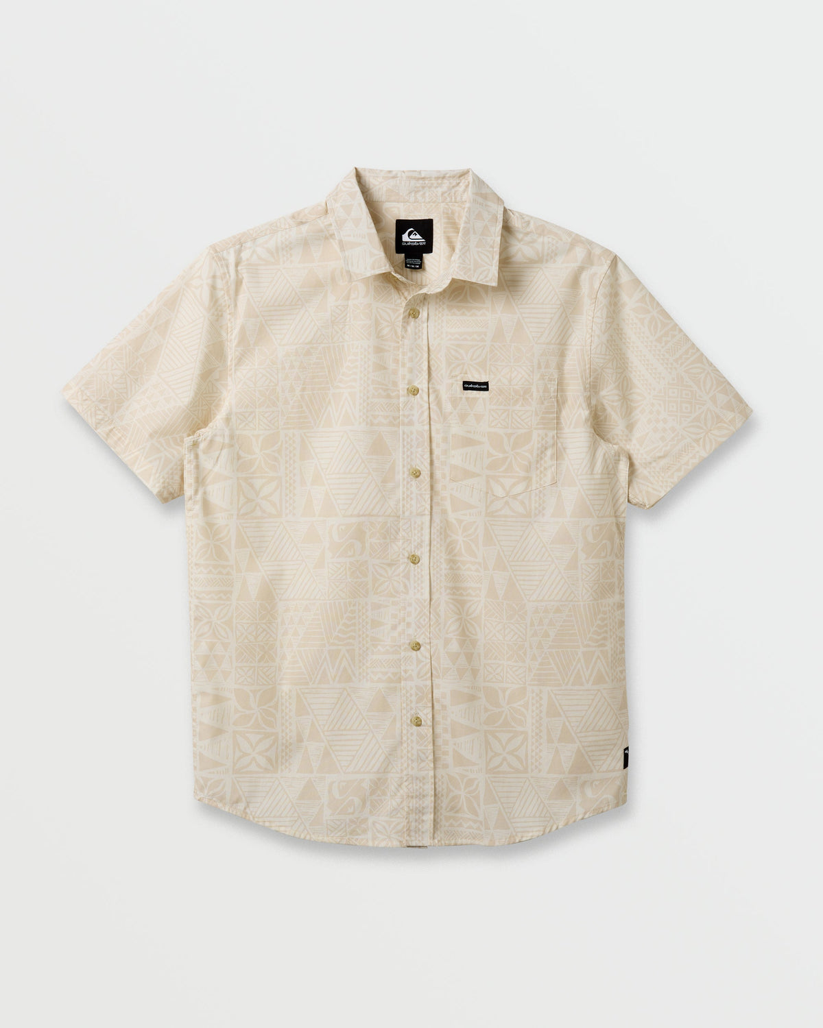 Makaha Classic Short Sleeve Shirt - Off White | Quick Silver