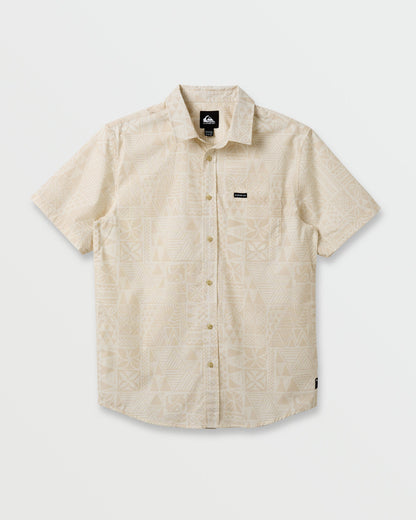 Makaha Classic Short Sleeve Shirt - Off White | Quick Silver