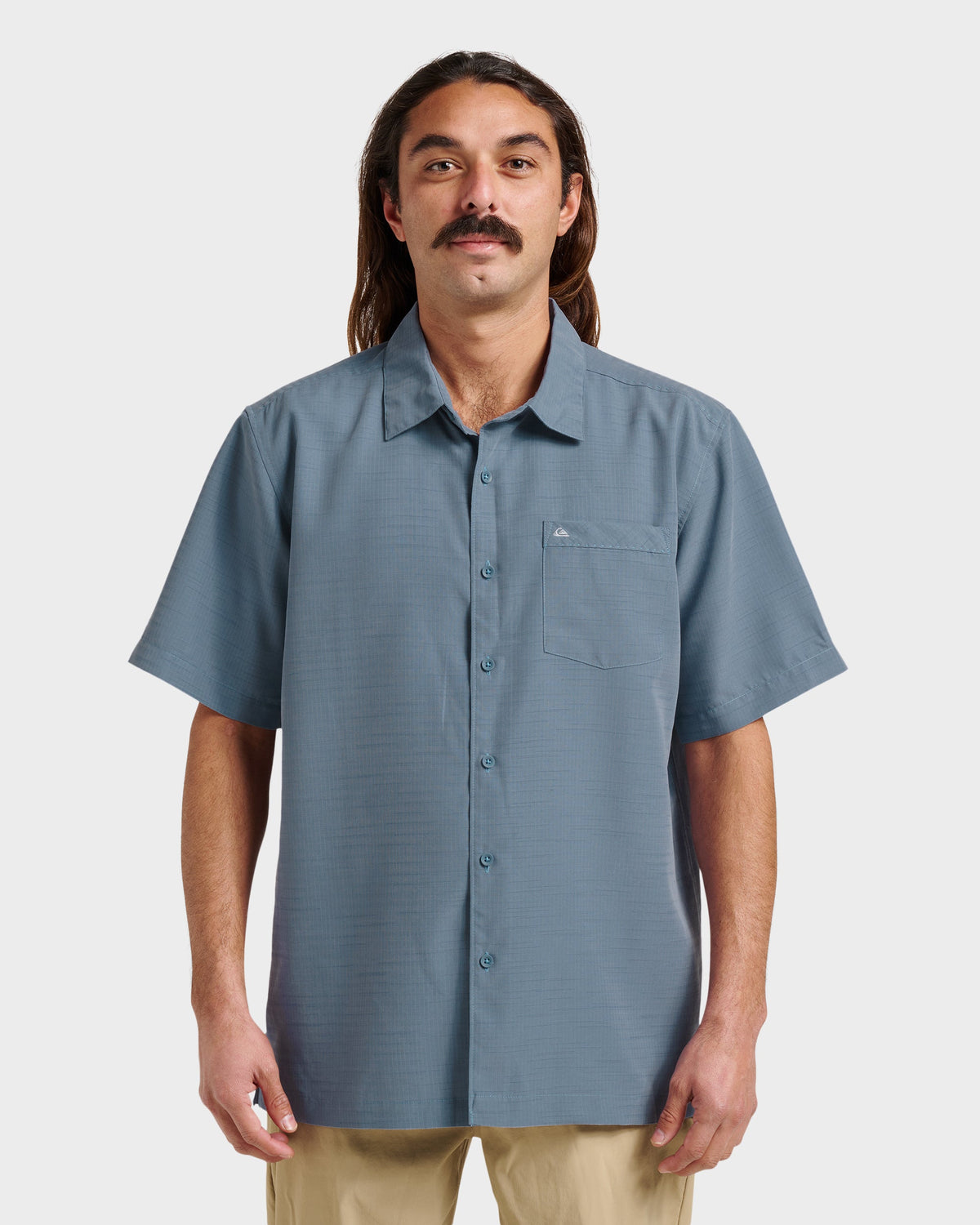 Waterman Centinela Premium Anti-Wrinkle Shirt - Flint Stone | Quick Silver