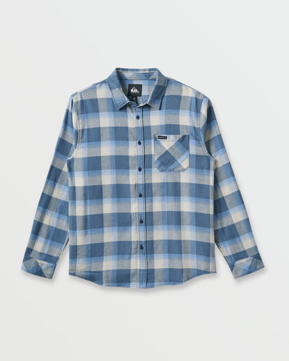 Penmar Check Flannel Shirt - China Blue | Quick Silver