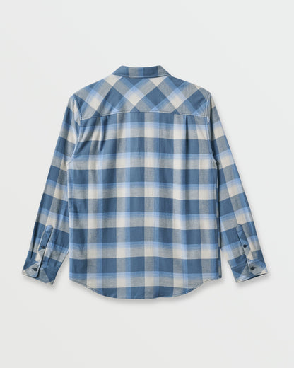 Penmar Check Flannel Shirt - China Blue | Quick Silver