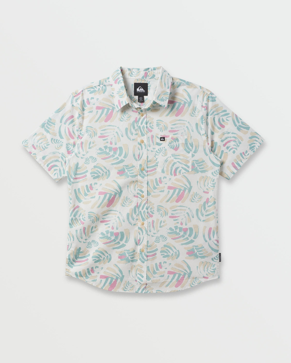 Shades Classic Stretch Short Sleeve Shirt - Off White | Quick Silver