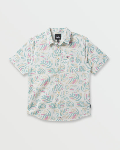 Shades Classic Stretch Short Sleeve Shirt - Off White | Quick Silver