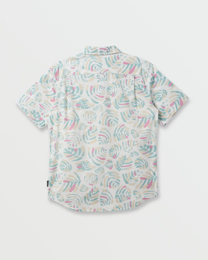Shades Classic Stretch Short Sleeve Shirt - Off White | Quick Silver