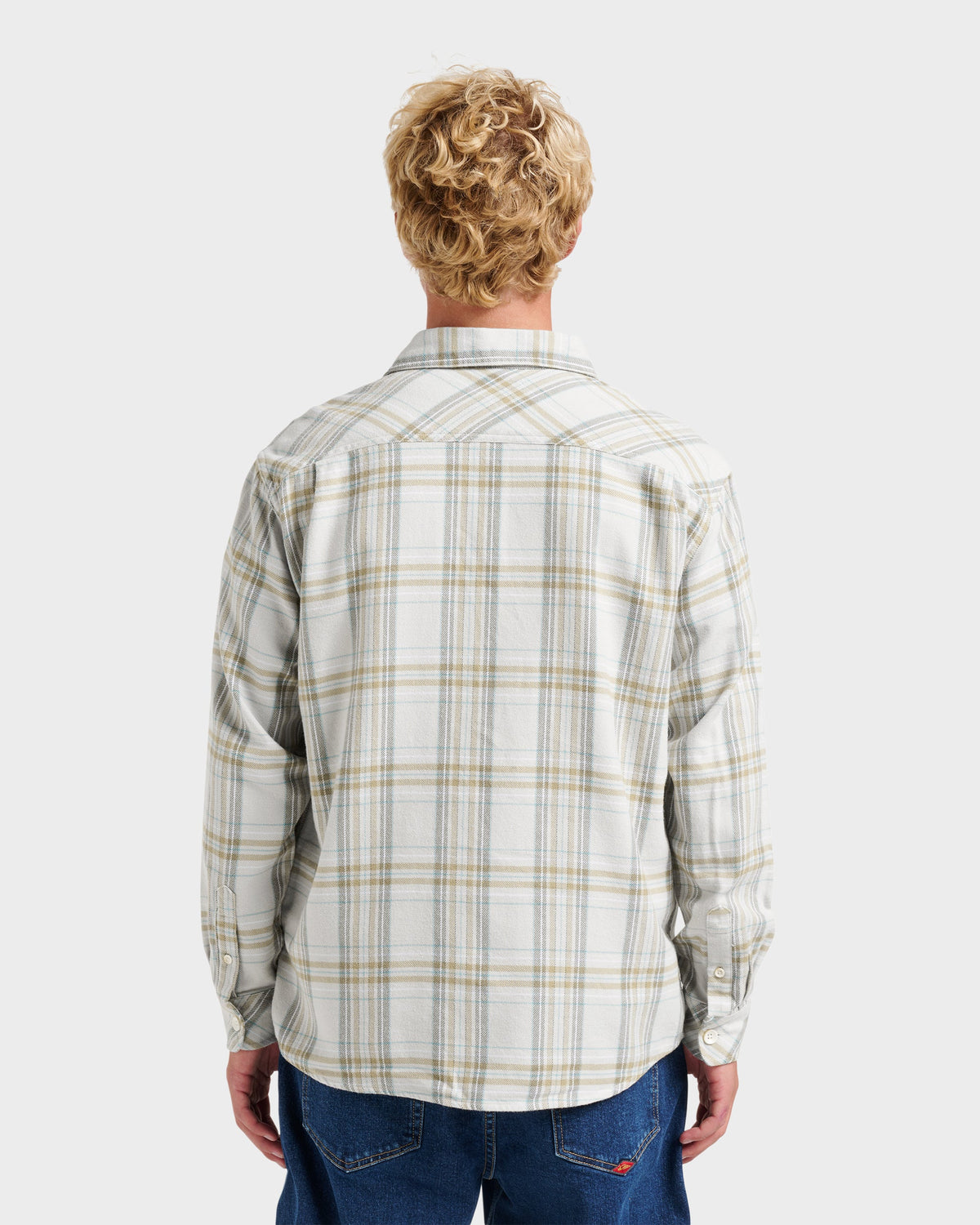 Waterman Bodie Flannel Shirt - Moonbeam | Quick Silver