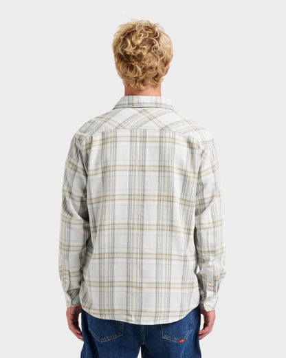Waterman Bodie Flannel Shirt - Moonbeam | Quick Silver