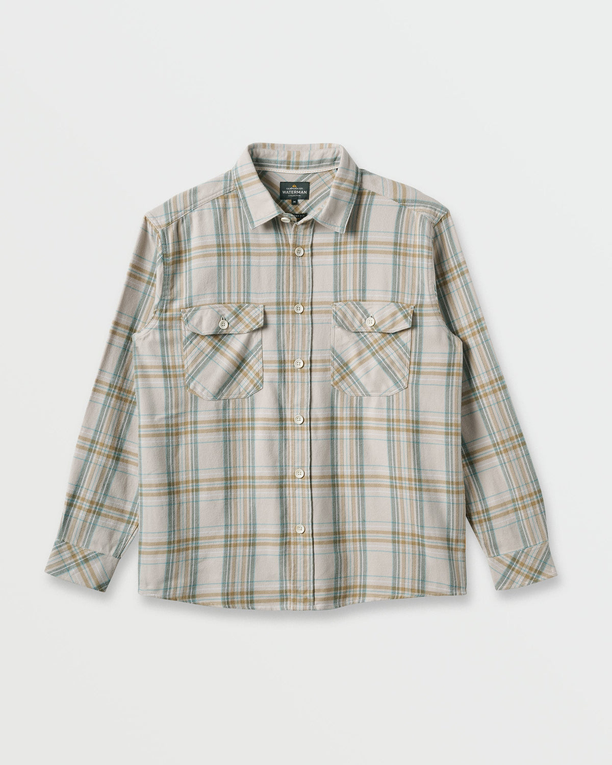 Waterman Bodie Flannel Shirt - Moonbeam | Quick Silver