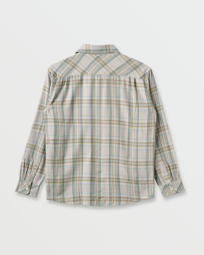 Waterman Bodie Flannel Shirt - Moonbeam | Quick Silver