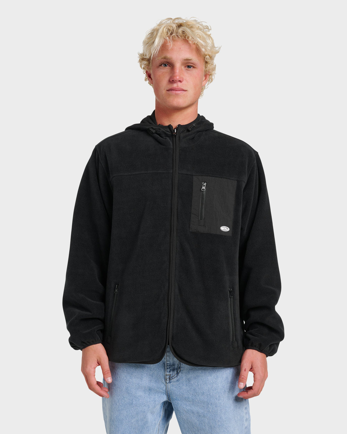 Reversible Zip Hoodie - Black | Quick Silver