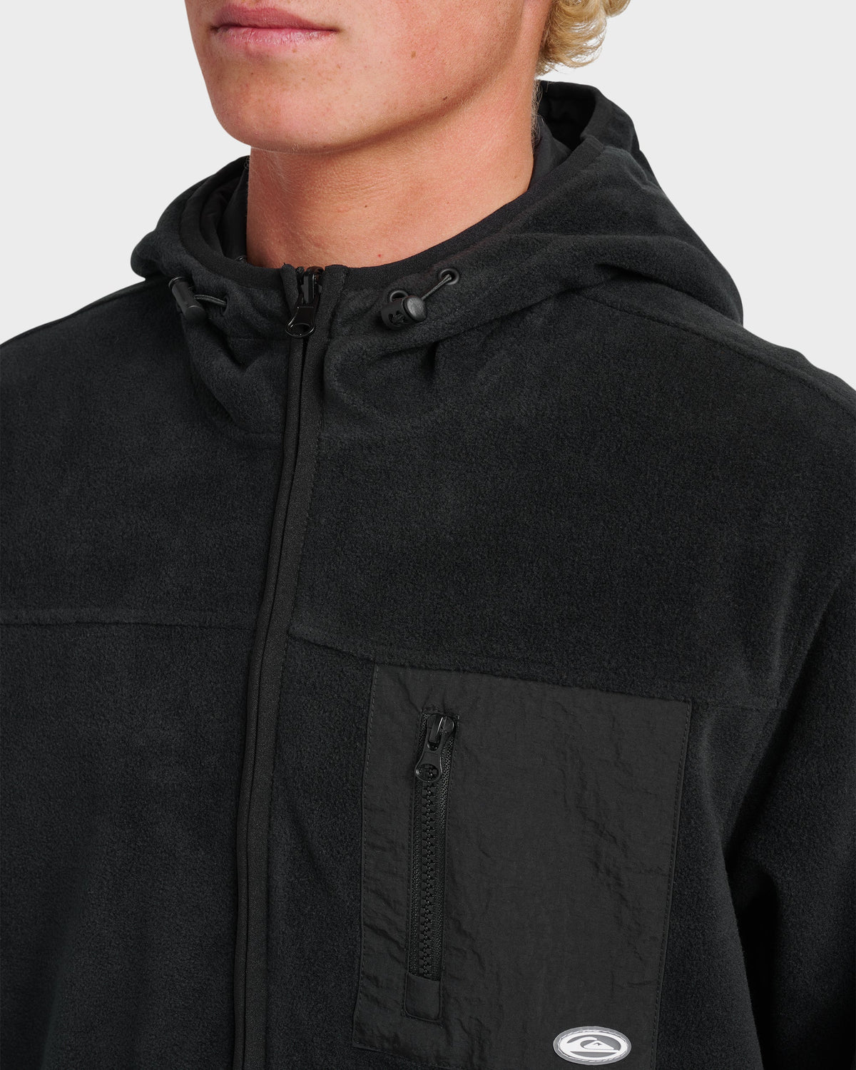 Reversible Zip Hoodie - Black | Quick Silver