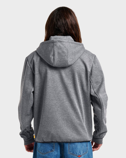 Waterman Departure Zip Sweatshirt - Phantom Heather | Quick Silver