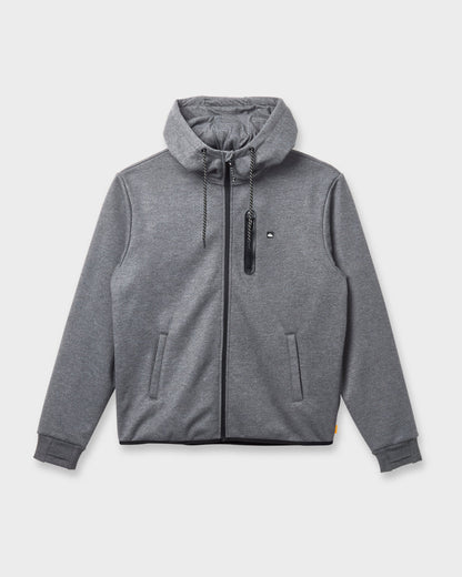 Waterman Departure Zip Sweatshirt - Phantom Heather | Quick Silver