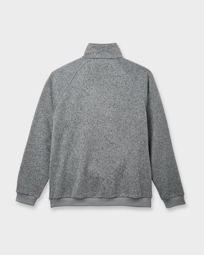 Keller Half Zip Mock Sweatshirt - Smoked Gray Heather | Quick Silver