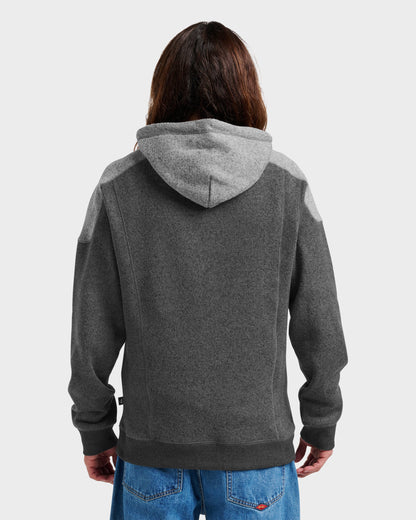Keller Zip Hoodie - Black Heather | Quick Silver
