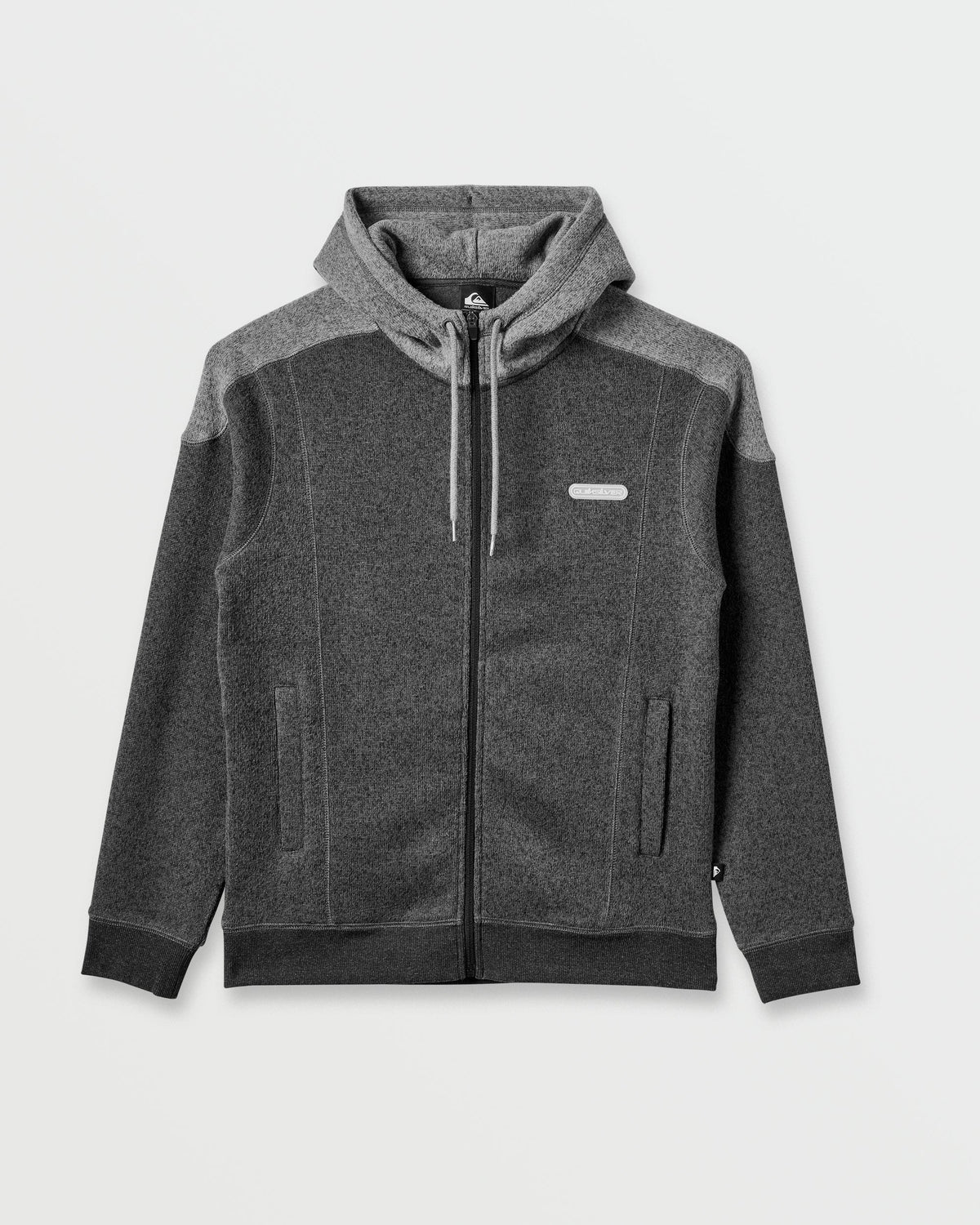 Keller Zip Hoodie - Black Heather | Quick Silver