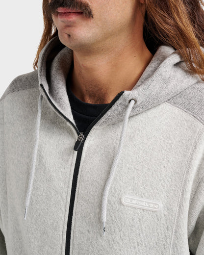 Keller Zip Hoodie - Light Gray Heather | Quick Silver