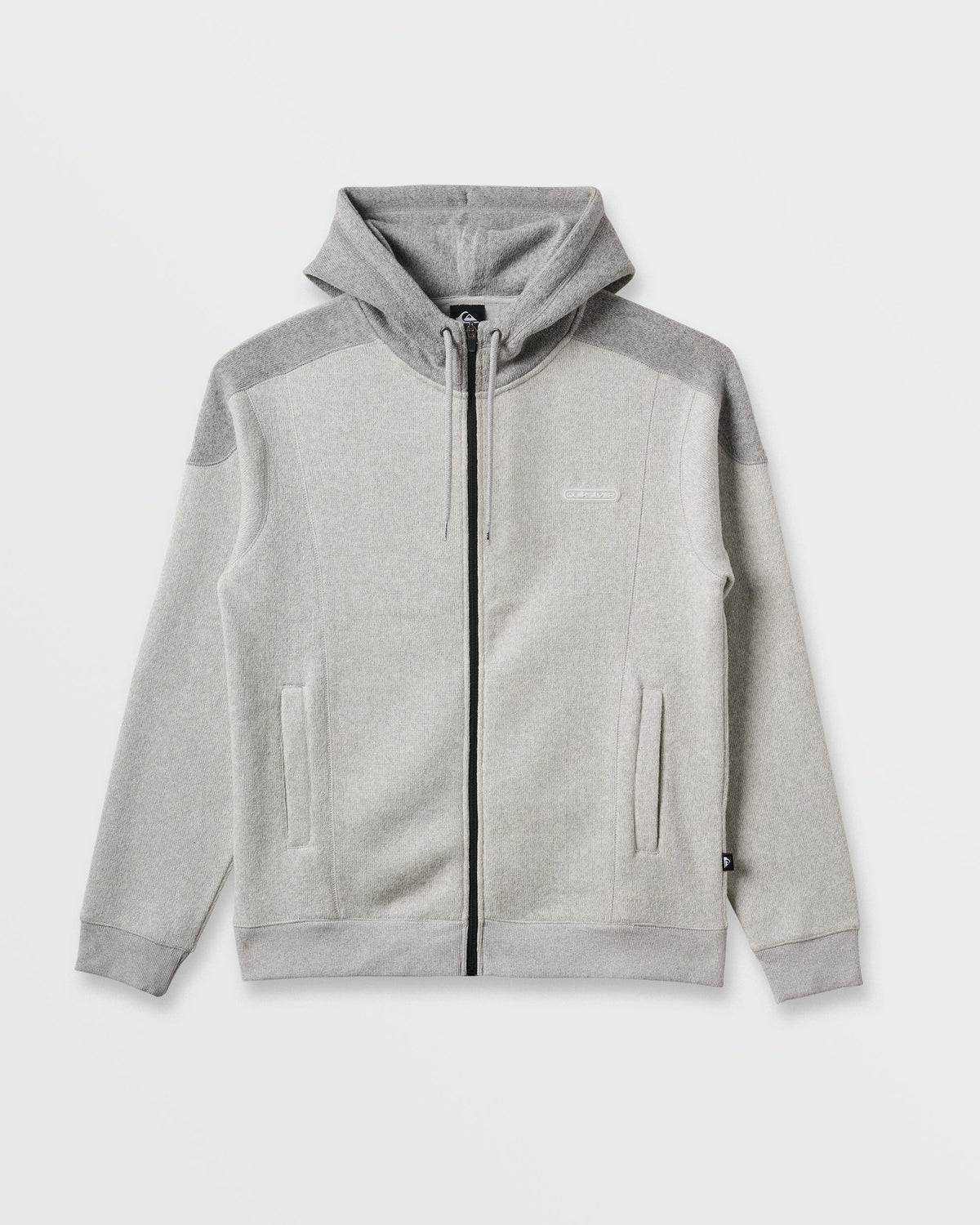 Keller Zip Hoodie - Light Gray Heather | Quick Silver