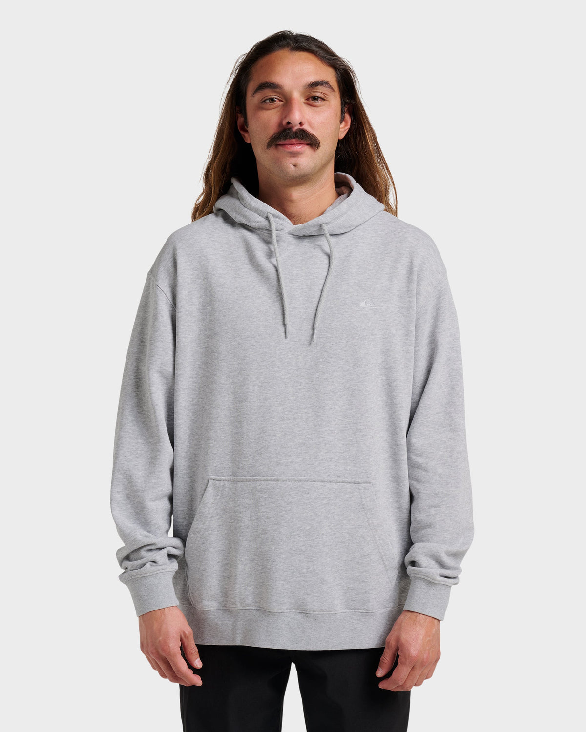 Saltwater Hoodie - White/Heather | Quick Silver
