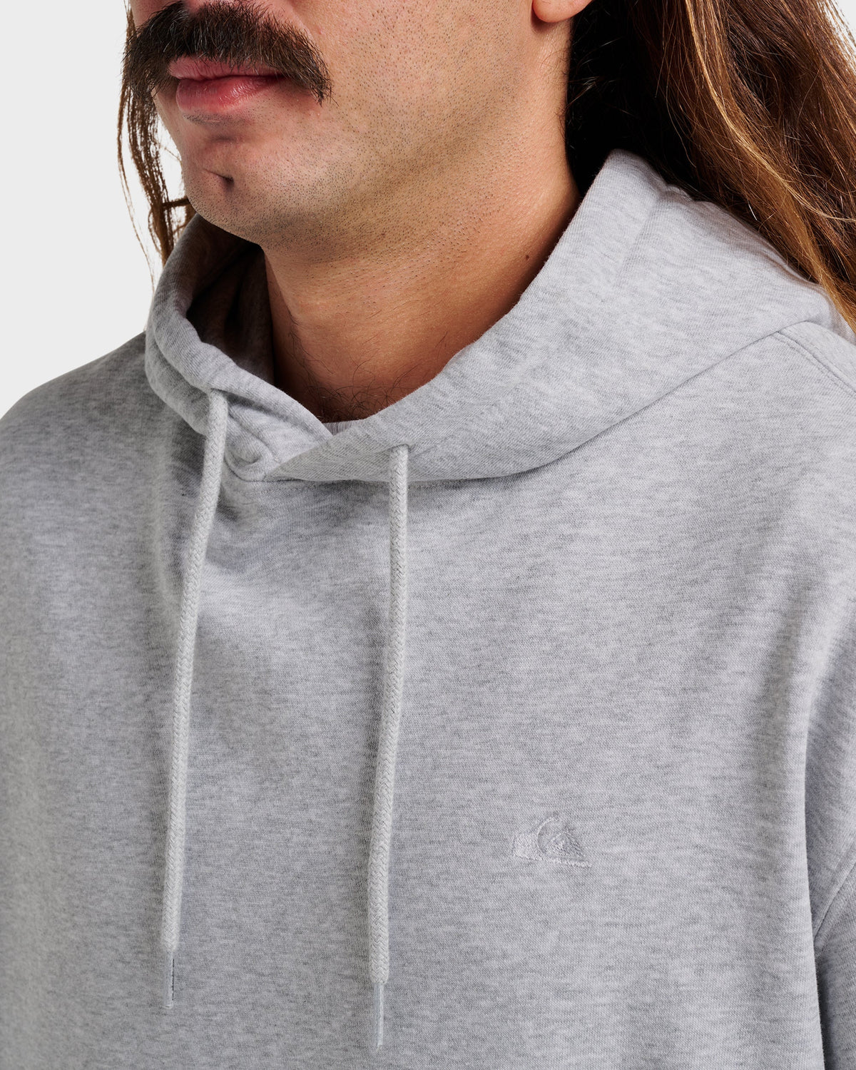 Saltwater Hoodie - White/Heather | Quick Silver