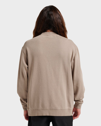 Saltwater Crewneck Sweatshirt - Fallen Rock | Quick Silver