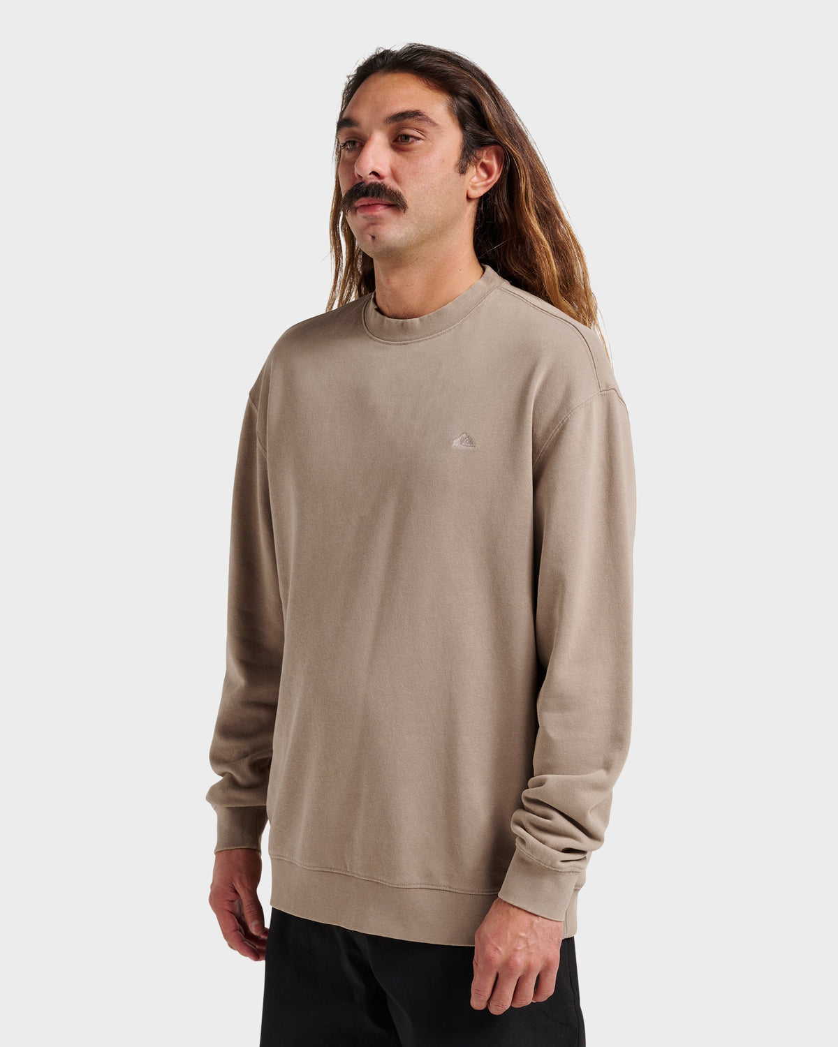 Saltwater Crewneck Sweatshirt - Fallen Rock | Quick Silver