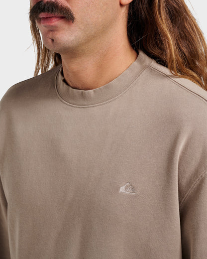 Saltwater Crewneck Sweatshirt - Fallen Rock | Quick Silver