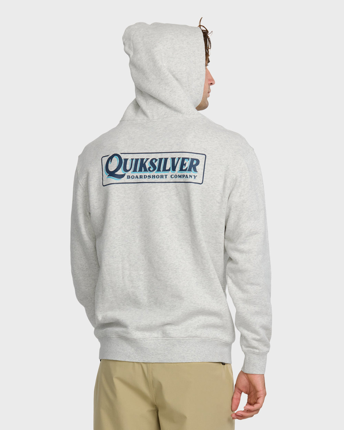 Graphic Hoodie - White/Heather | Quick Silver