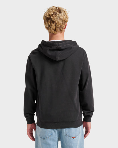 Saltwater Full Zip Hoodie - Black | Quick Silver