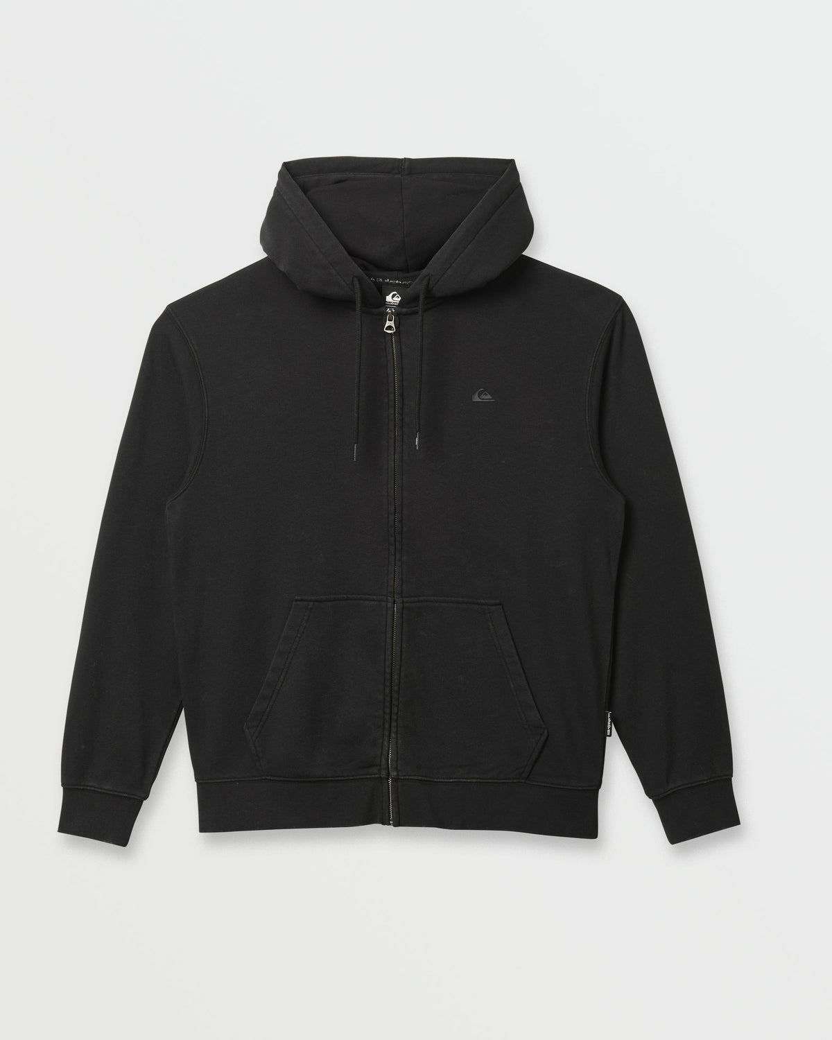 Saltwater Full Zip Hoodie - Black | Quick Silver