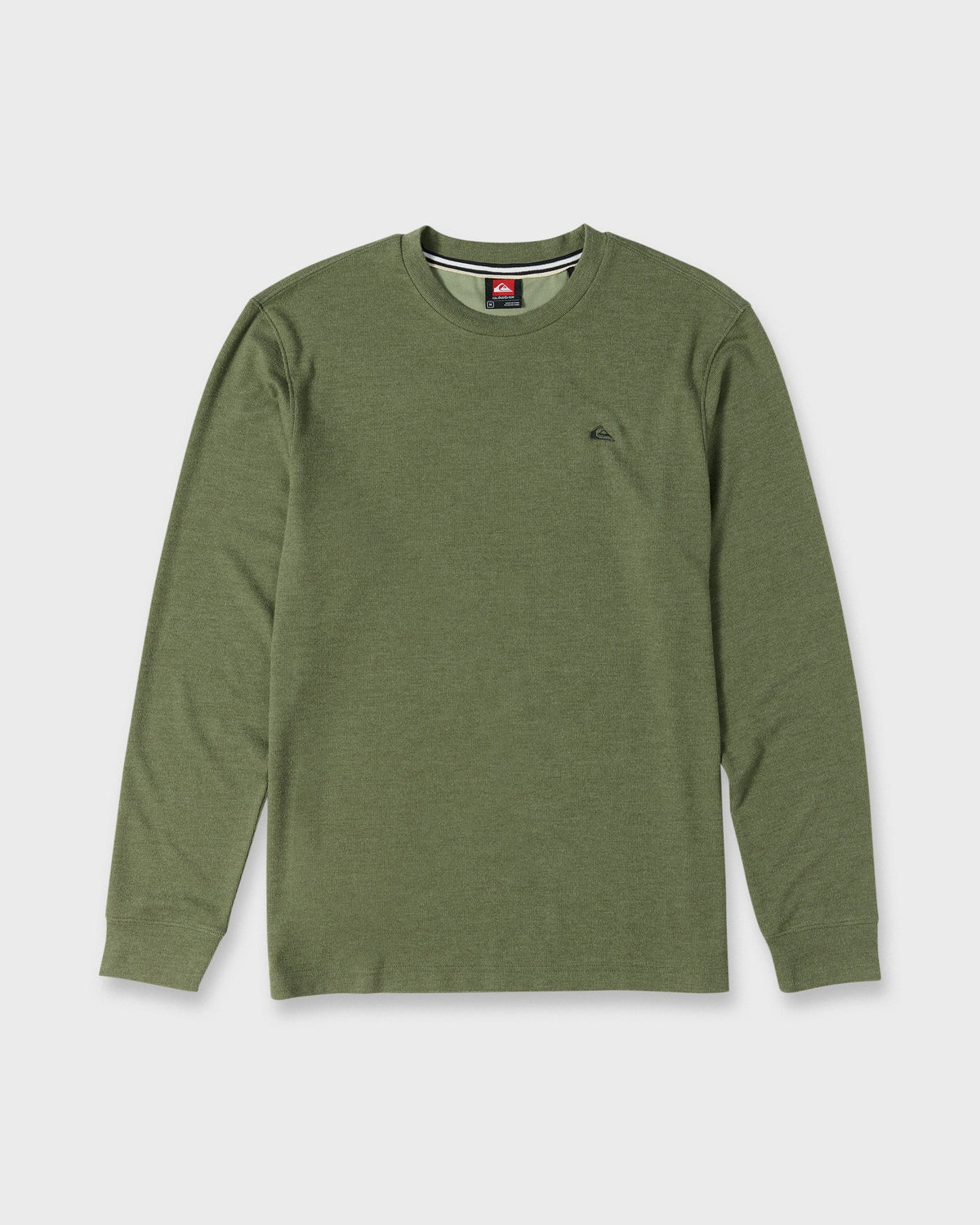Malvern Long Sleeve Soft Touch Crewneck Sweatshirt - Dusty Olive | Quick Silver