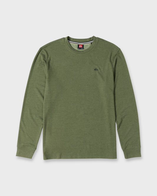 Malvern Long Sleeve Soft Touch Crewneck Sweatshirt - Dusty Olive | Quick Silver