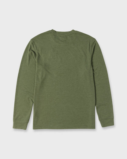 Malvern Long Sleeve Soft Touch Crewneck Sweatshirt - Dusty Olive | Quick Silver