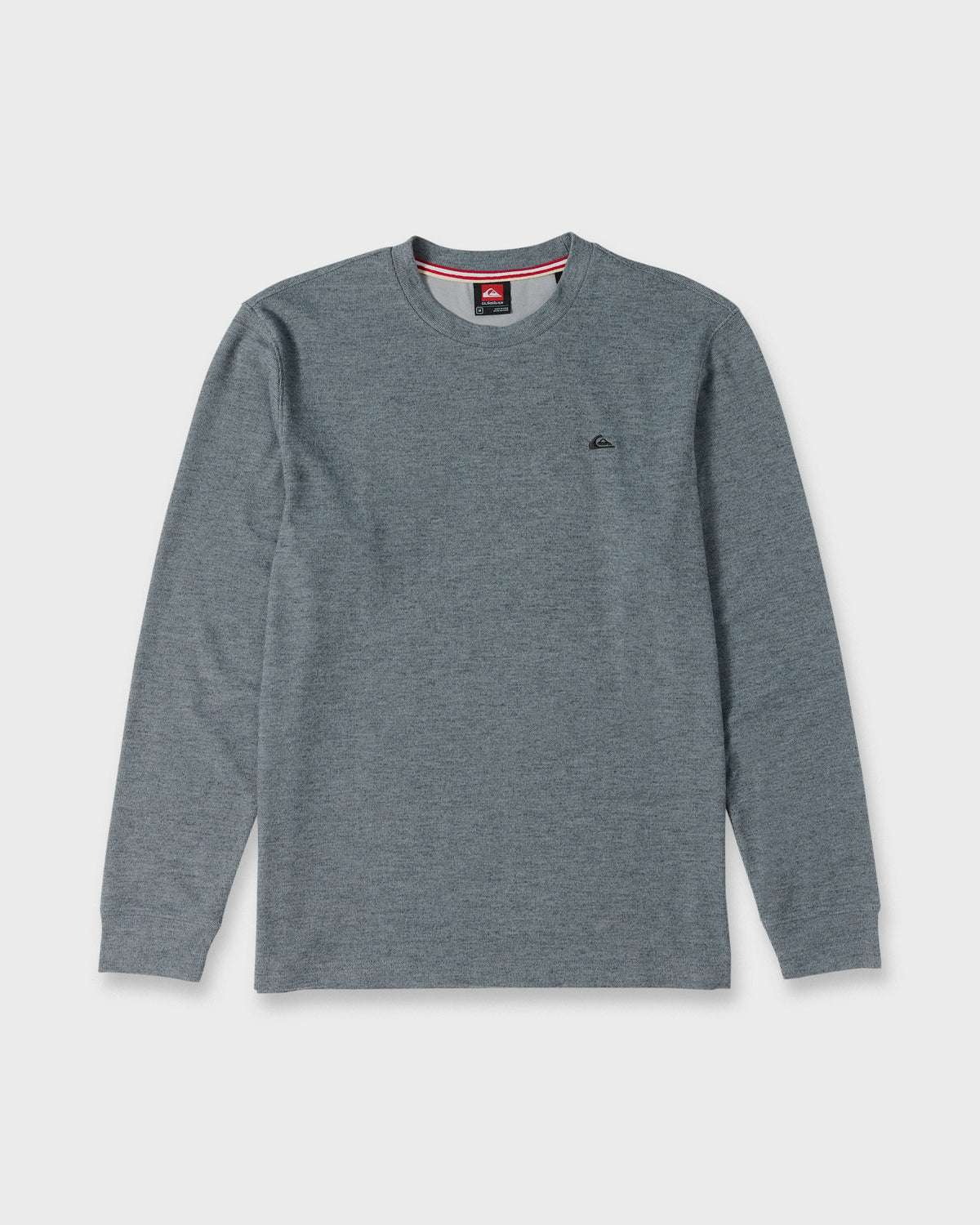 Malvern Long Sleeve Soft Touch Crewneck Sweatshirt - Anthracite | Quick Silver