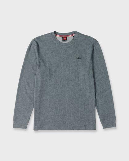 Malvern Long Sleeve Soft Touch Crewneck Sweatshirt - Anthracite | Quick Silver