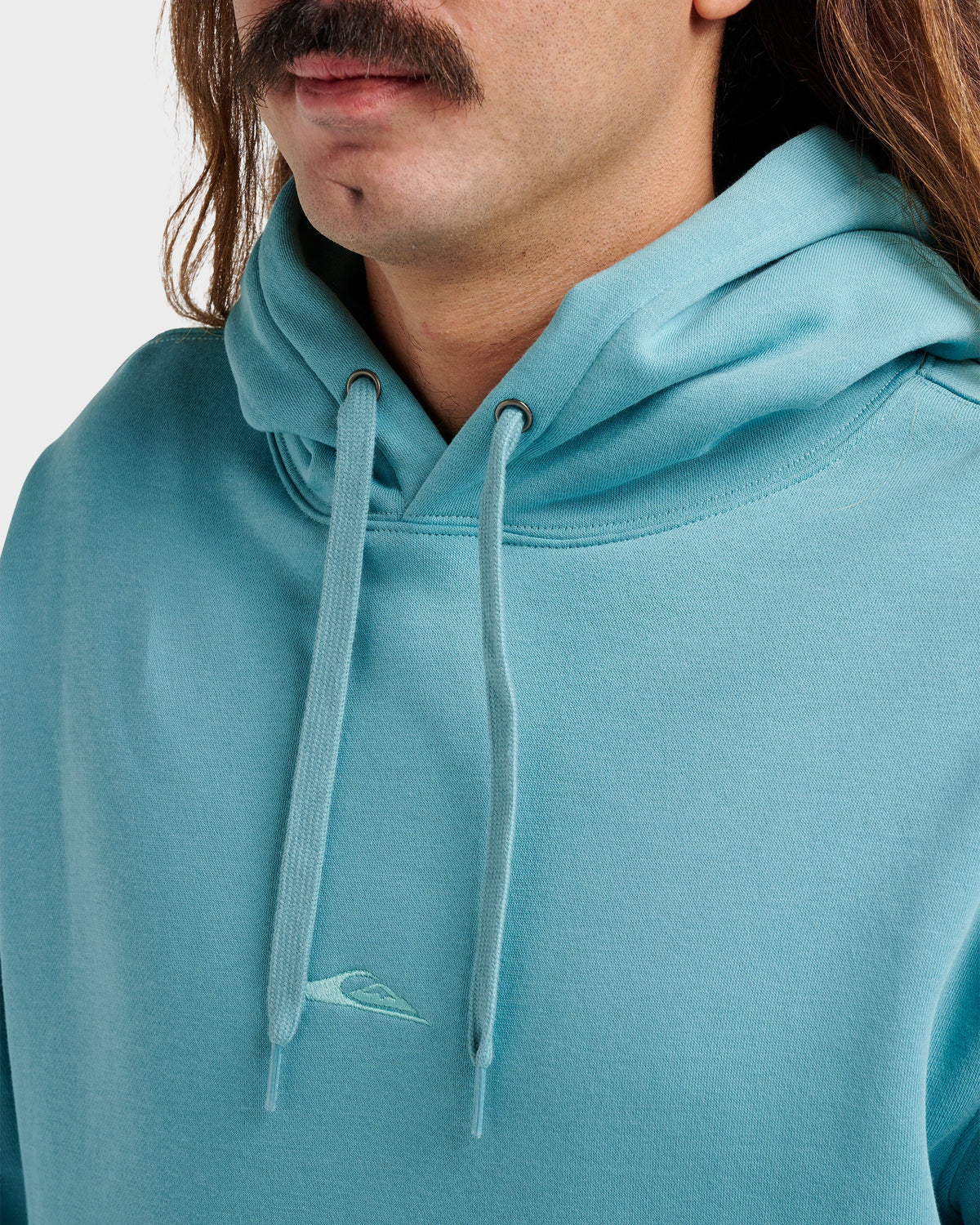 Passage Logo Hoodie - Dusty Turquoise | Quick Silver