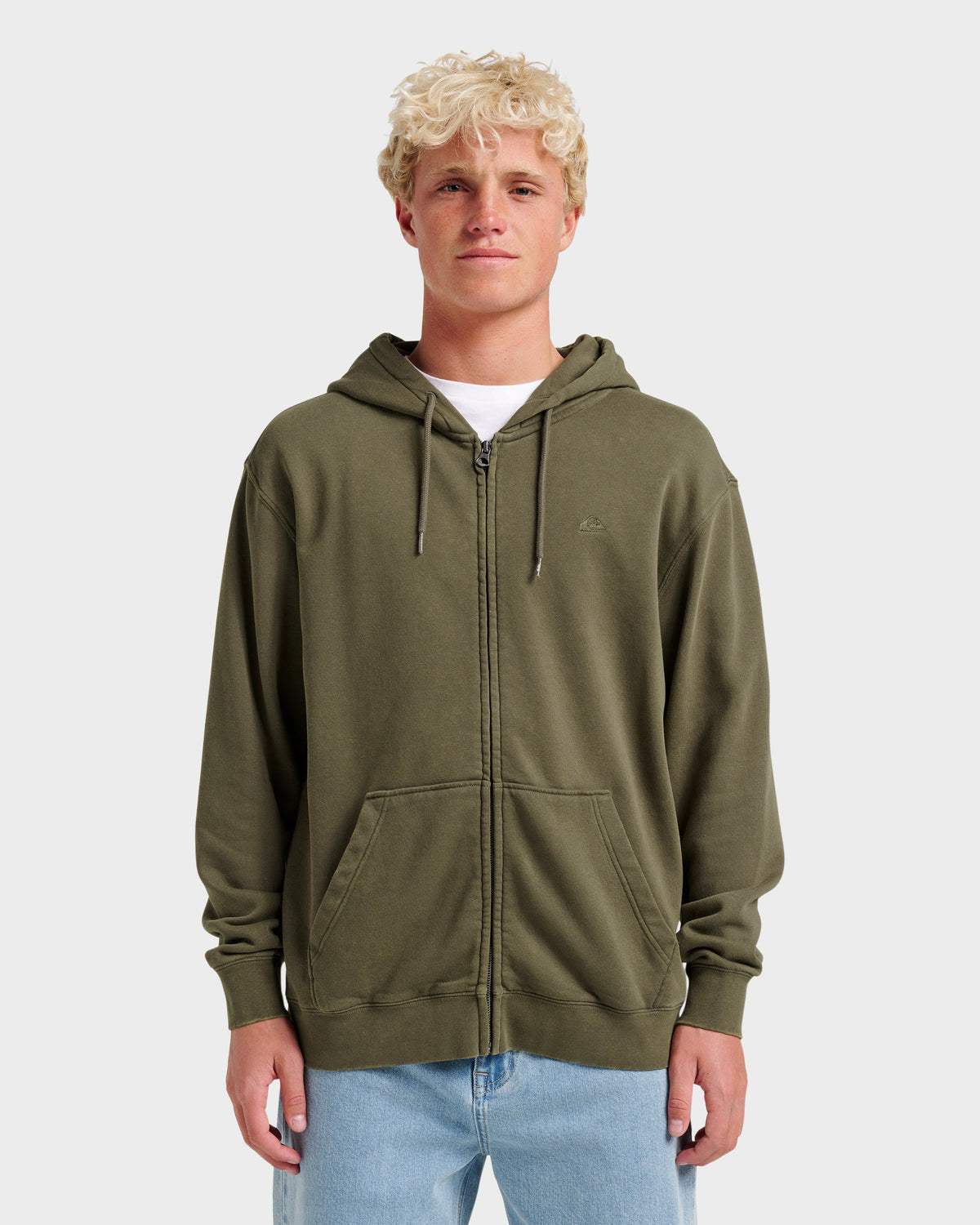 Saltwater Full Zip Hoodie - Grape Leaf | Quick Silver