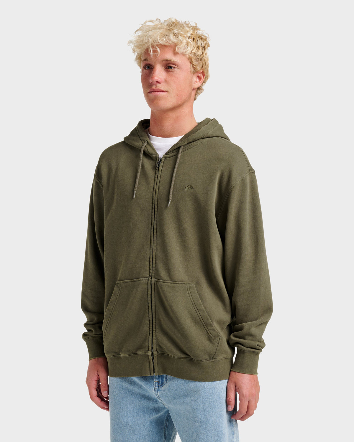 Saltwater Full Zip Hoodie - Grape Leaf | Quick Silver